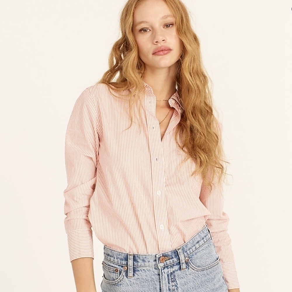 J Crew Women's Long Sleeved Button Front Shirt Size XS